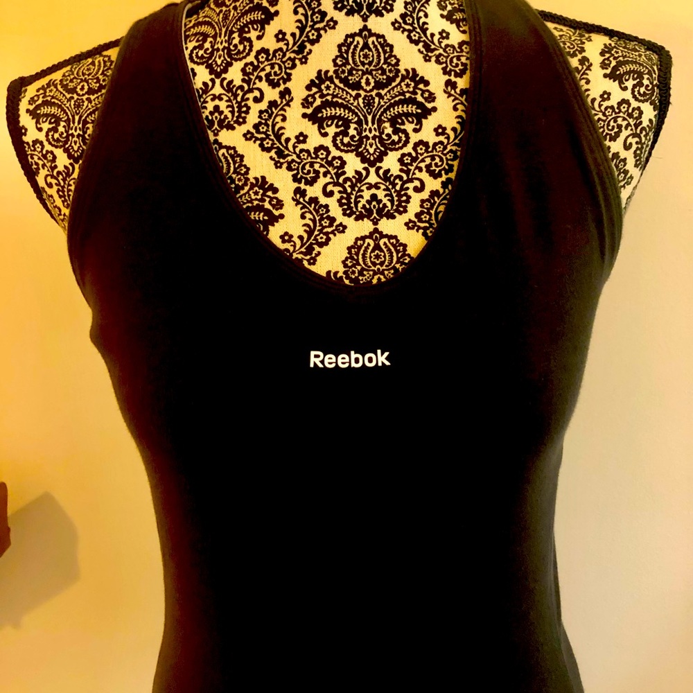 Reebok Black Racerback Top! 🎉